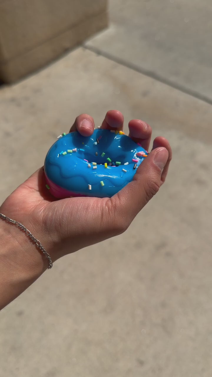 Sprinkled Donut Squishy Toy #SQSH249 (18PC)