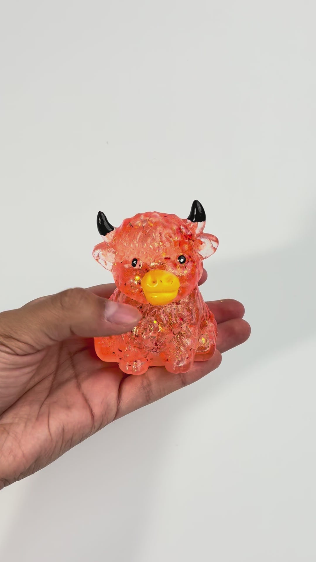 Glitter Cow Sugar Squishy Toy #CHSQ-COW (12PC)