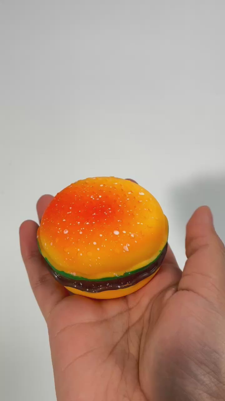 Crunchy Hamburger Squishy Toy #CRCH-HAM (16PC)