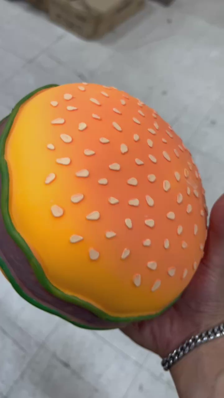 Jumbo Hamburger Squishy Toy #XLSQBRG (4PC)