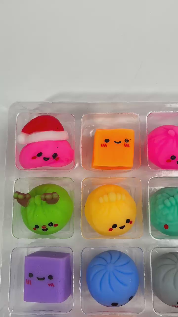 Christmas Advent Calendar Squishy Toy #CLND-CHR (1DISP/24PC)