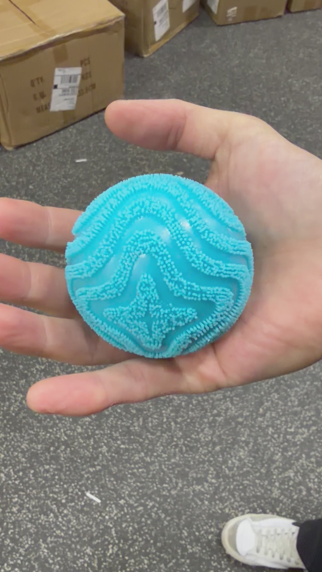 Fuzzy Ball Squishy Toy #SQSH242 (10PC)