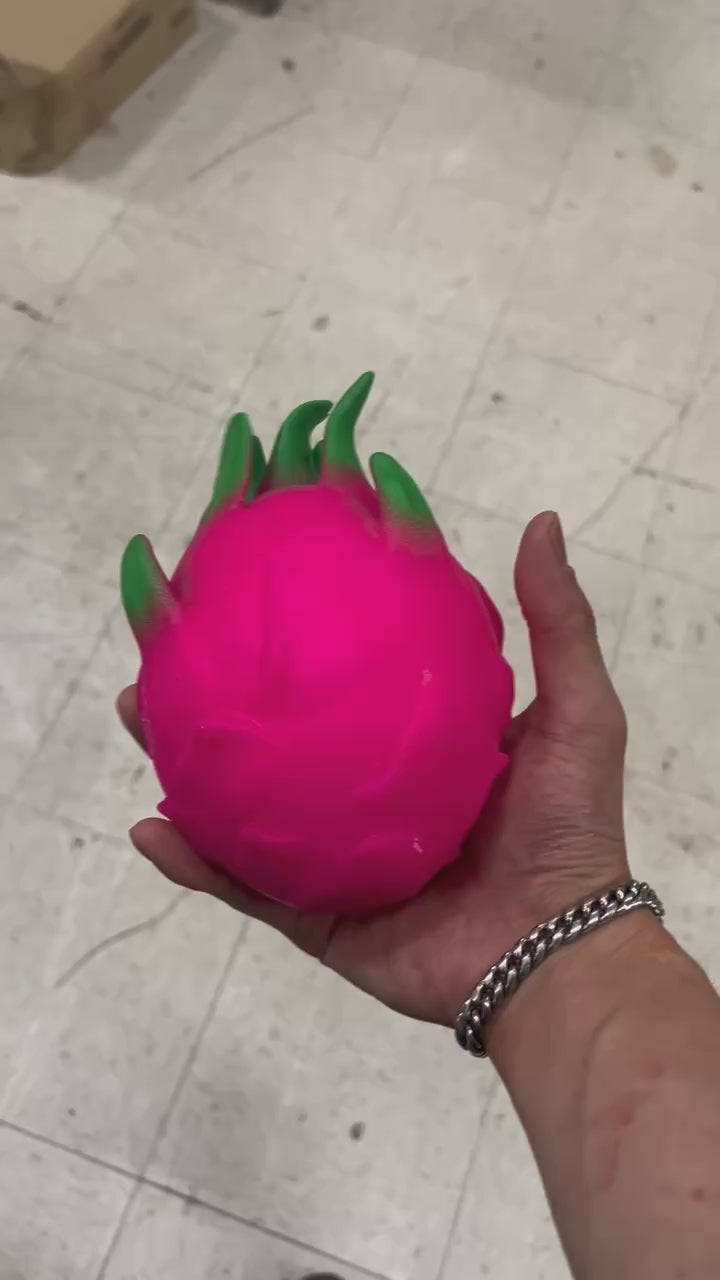 Large Dragon Fruit Squishy Toy #XLSQDF (6PC)
