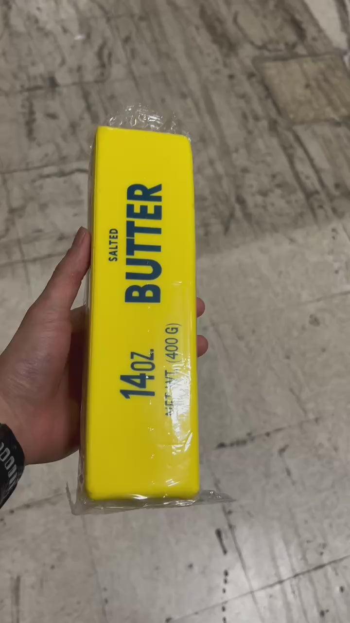 Jumbo Yellow 4oz Salted Butter Squishy Toy #BUTR10XL (6PC)