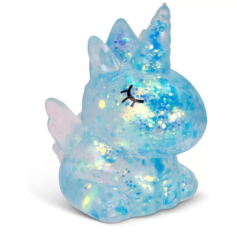 Glitter Unicorn Squishy Toy #SQSH114-Unicorn (12PC)