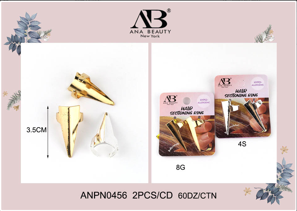 Hair Sectioning Ring #ANPN0456 (12PC)