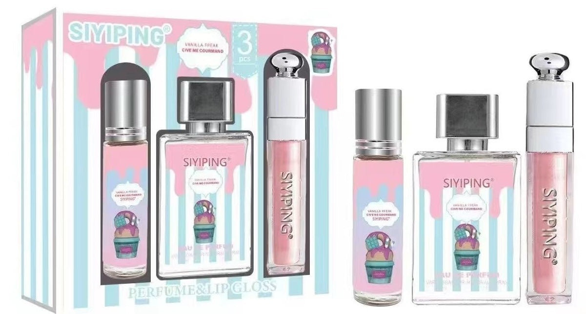 Perfume and Lipgloss Set #Vanilla Freak (1Pack)