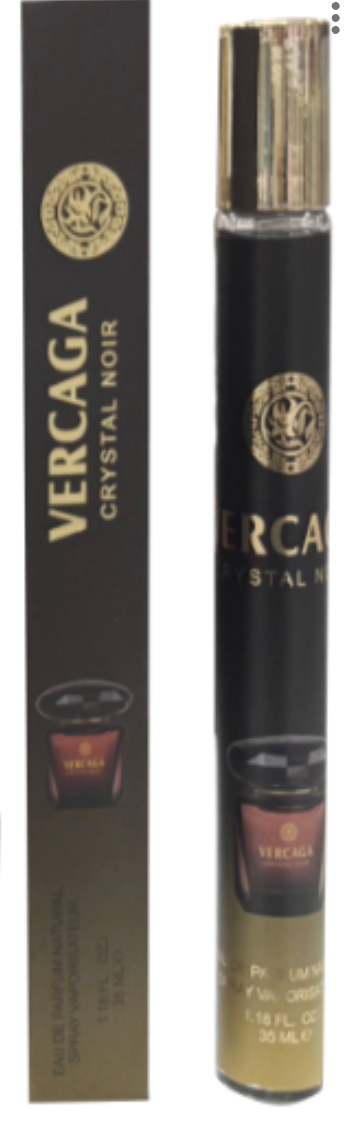 Luxury Travel Size Eau De Parfum Spray 1.18oz #Vercaga Crystal Noir