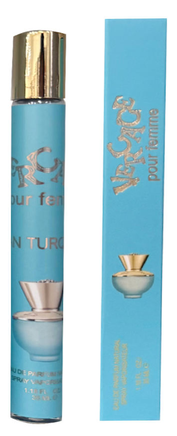 Luxury Travel Size Eau De Parfum Spray 1.18oz #Vercage Dylan Turquoise