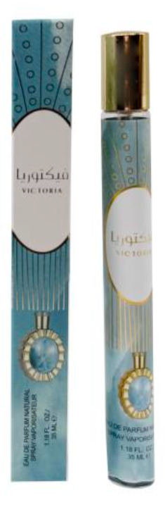 Luxury Travel Size Eau De Parfum Spray 1.18oz #Victoria
