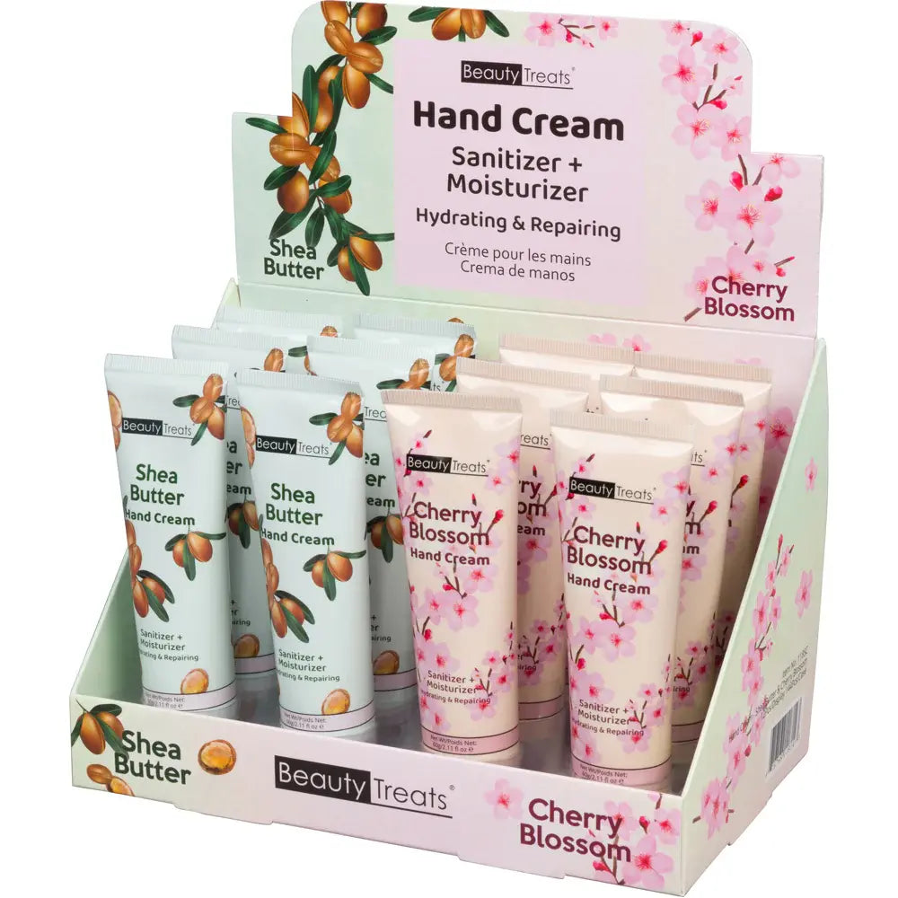 Beauty Treats Hand Cream Shea Butter & Cherry Blossom #118SC (12PC)