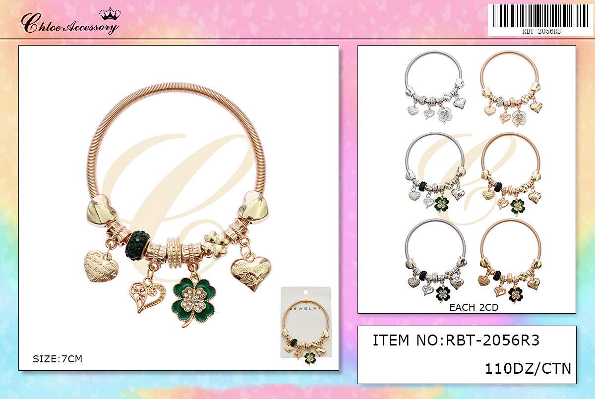 Design Charm Bracelets by the Dozen #RBT2056R3 (12PC)