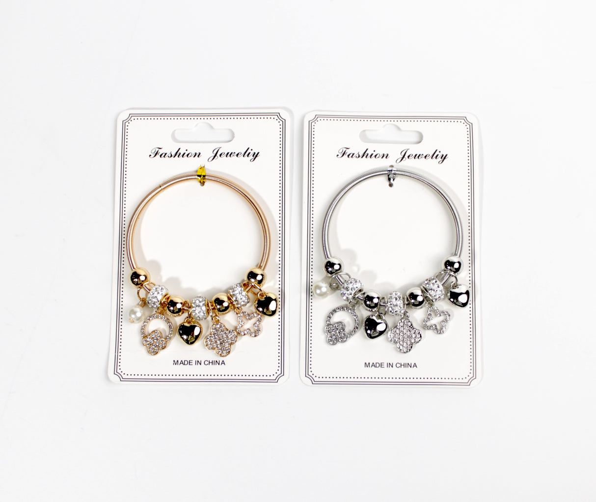 Design Charm Bracelets by the Dozen #XBRC1006 (12PC)