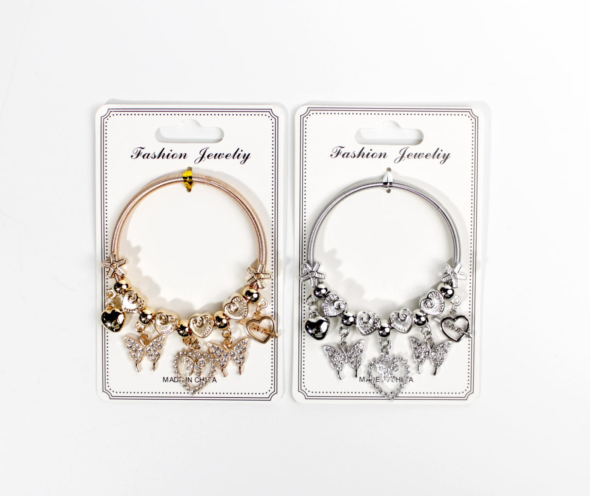 Design Charm Bracelets by the Dozen #XBRC1011 (12PC)