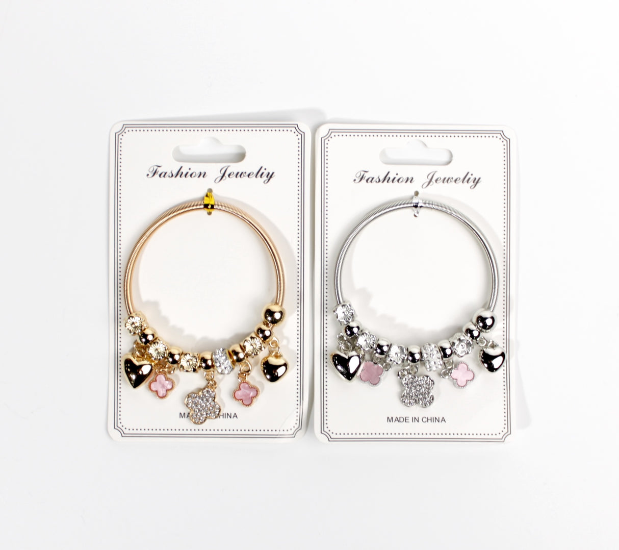 Design Charm Bracelets by the Dozen #XBRC1014 (12PC)