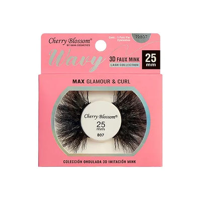 Cherry Blossom 3D Wavy Eyelashes (6PC)