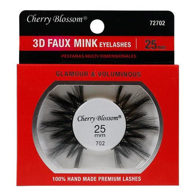 Cherry Blossom 3D Faux Mink Eyelashes 25MM (6PC)