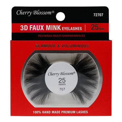 Cherry Blossom 3D Faux Mink Eyelashes 25MM (6PC)