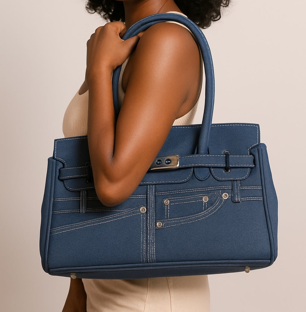 Fashion Denim Jean Bag #JBG - Multiple Colors (PC)