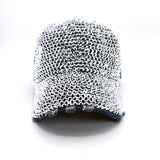 Fashion Denim Hat Half Covered W/ Rhinestones (PC)