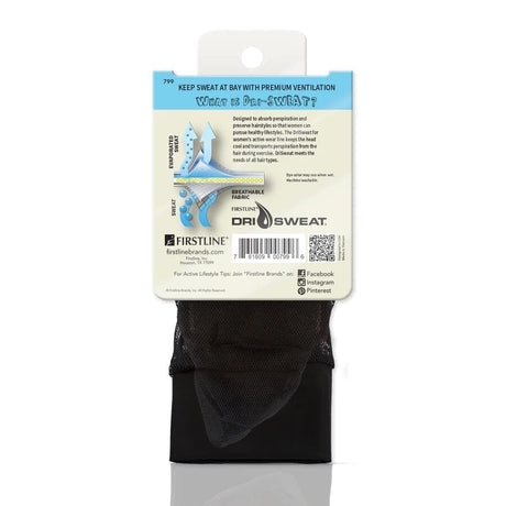 #779 DriSweat Edge Women's Headband / Black (8PC)