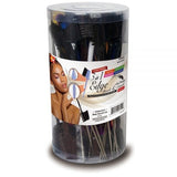 AB 3 in 1 Edge Brush w/ Metal Pin #ABR0253 (12PC)