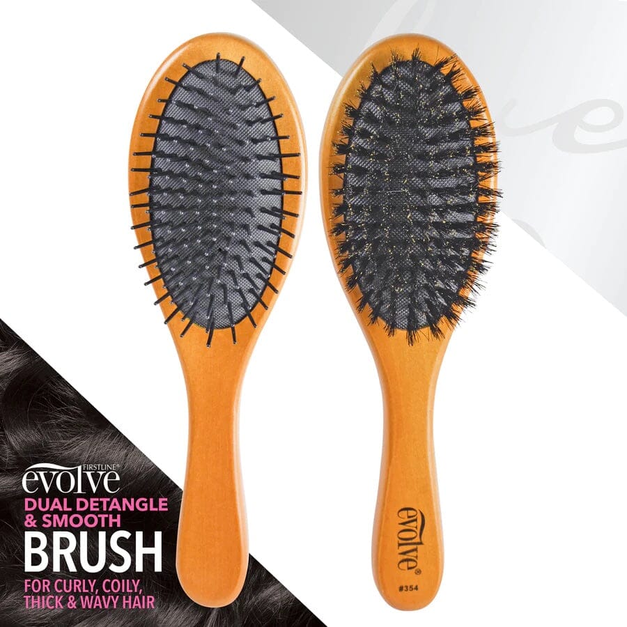 #354 Evolve Dual Detangle & Smooth Brush (3PC)