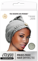 #605 Evolve Frizz-Free Hair Drying Tee / Gray (4PC)