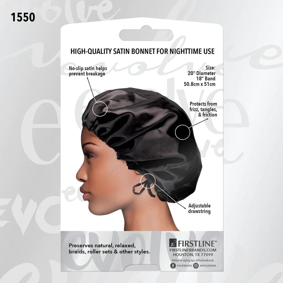 #1550 Evolve Satin Adjustable Bonnet (6PC)