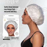 #6708 Evolve Satin Lined Shower Cap (4PC)