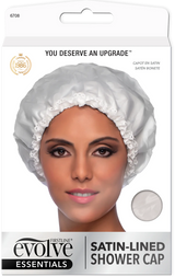 #6708 Evolve Satin Lined Shower Cap (4PC)