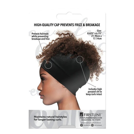 #1410 Evolve Satin Pineapple Sleep Cap (6PC)