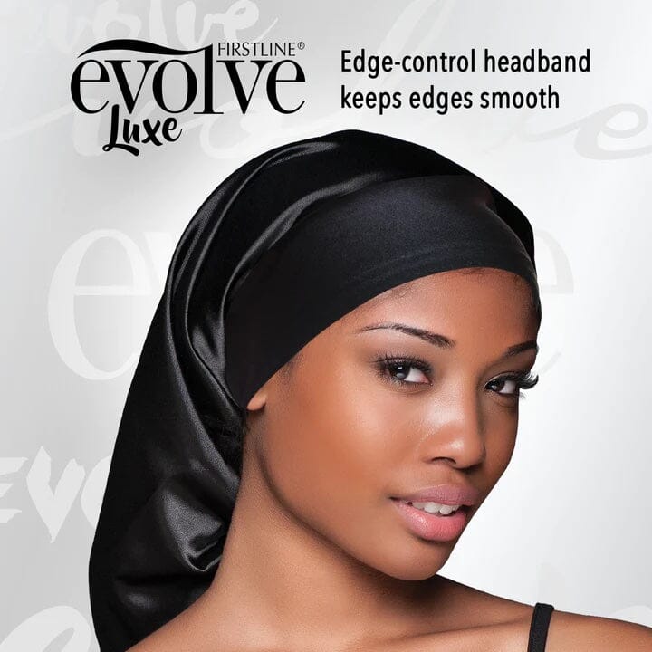 #1440 Evolve Satin Edge Pocket Bonnet / Black (6PC)