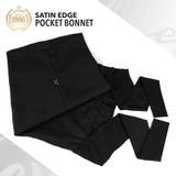 #1440 Evolve Satin Edge Pocket Bonnet / Black (6PC)