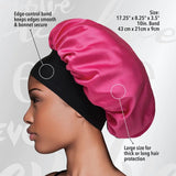 #1660 Evolve Satin Wide-Edge Bonnet / Fuchsia (6PC)