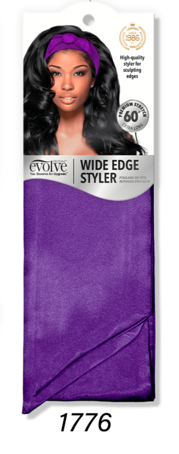 #1776 Evolve Wide Edge Styler Wrap / Purple (8PC)