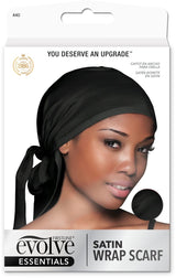 #440 Evolve Satin Wrap / Black (6PC)