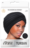 #602 Evolve Turban / Black (6PC)