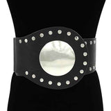Fashion Buckle Stud Belt #KM1628 - Multiple Colors (PC)