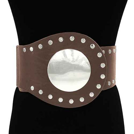 Fashion Buckle Stud Belt #KM1628 - Multiple Colors (PC)