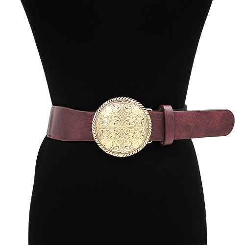Fashion Design Buckle Belt #KM1641 - Multiple Colors (PC)
