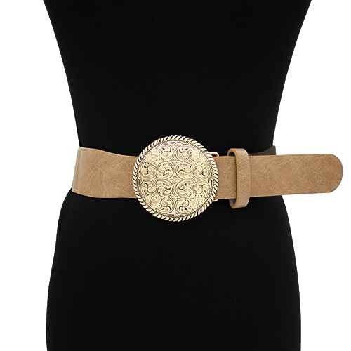 Fashion Design Buckle Belt #KM1641 - Multiple Colors (PC)