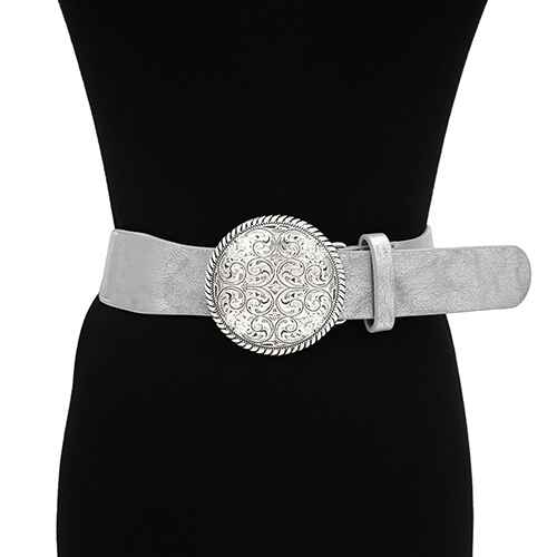 Fashion Design Buckle Belt #KM1641 - Multiple Colors (PC)