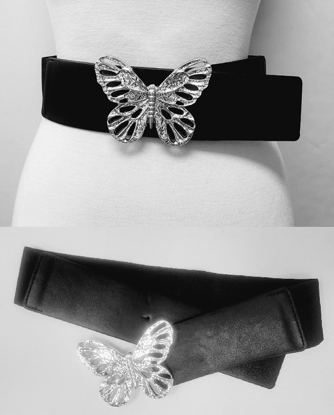小物 Y2K Silver Studs butterfly Belt Y2K Silver Studs butterfly Belt