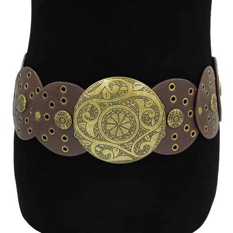 Fashion Western Buckle Belt #KM1299 - Multiple Colors (PC)