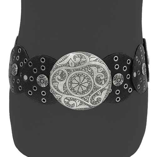 Fashion Western Buckle Belt #KM1299 - Multiple Colors (PC)