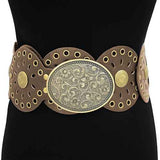 Fashion Western Buckle Belt #KM1574 - Multiple Colors (PC)
