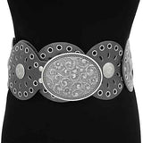 Fashion Western Buckle Belt #KM1574 - Multiple Colors (PC)