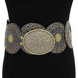 Fashion Western Buckle Belt #KM1575 - Multiple Colors (PC)