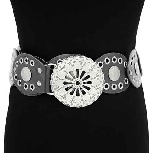 Fashion Western Buckle Belt #KM1576 - Multiple Colors (PC)